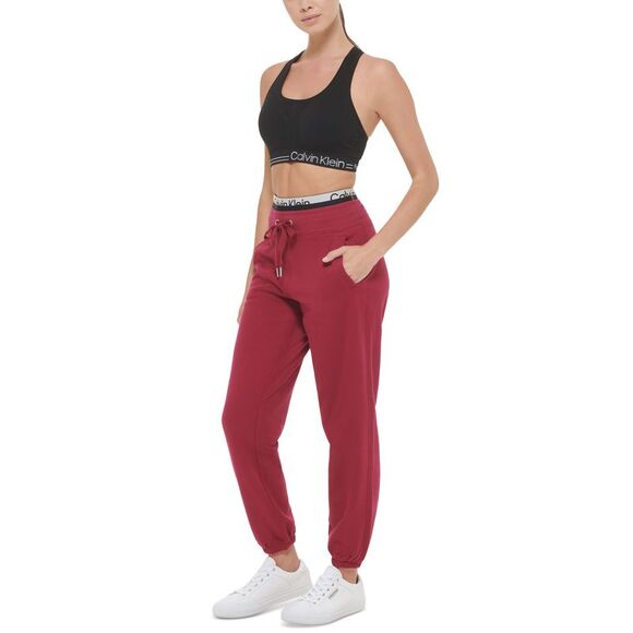 Calvin Klein Performance Womens Logo Elastic Sweatpant Jogger - Picture 1 of 1